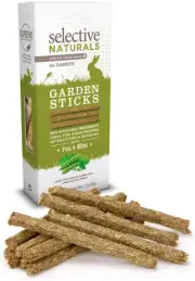 Selective Naturals Garden Sticks Pea & Mint For Rabbits 2.1-Ounce - 3 Pack