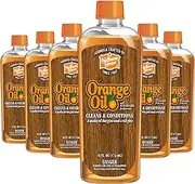 Holloway House House Pure Orange Oil for Fine Wood 6 Bottles 6 Bottles