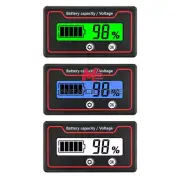 9-120V Lead Acid Li-ion Battery Capacity Indicator Voltmeter Voltage Tester New