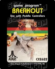 Atari 2600 Replacement Label - Breakout