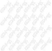 iplusmile 24Pcs Vertical Valance Clips Lightweight Curtain Accessories for Easy Installation Versatile for Home Decor for Various Window Treatments