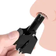 Manual Stainless Steel Nose Ear Hair Trimmer Hair Removal Clipper Cutting