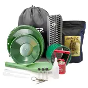 ASR Outdoor 3lbs Paydirt Complete Backpack Gold Panning Kit with Mini Aluminum