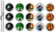 15 Batman Movie Flat Special Silver Bottle Cap Necklaces Set 1