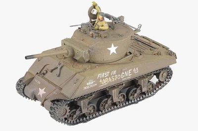 912136A Forces of Valor M4A3E2 Sherman Jumbo 1/32 Model First in Bastogne US