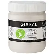 Global Colours Acrylic Paint Zero VOC 500mL Pearl Mist