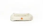 MOG AND BONE BOLSTER BED OATMEAL MEDIUM CROSS LARGE