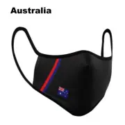 SALE World Cup Australia Flag Mask Unisex Reusable Breathable Cover Cotton