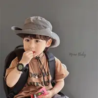 在飛比找蝦皮購物優惠-4-10 歲兒童韓式寬檐帽 MH132 Mimo Baby