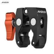 Crab Pliers Clip Super Clamp 1/4" & 3/8" Threaded for DSLR Rig LCD Monitor O2A8