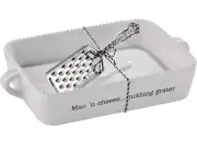 Mud Pie Macaroni and Cheese Baker and Cheese Grater Serving Set