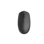 Rapoo N100 Wired Usb Optical 1600Dpi Mouse Black