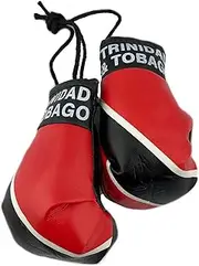Red Hat Ent Hanging Car Mirror Mini Boxing Gloves (Trinidad and Tobago)