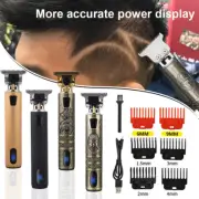 Professional Mens Hair Clippers Shaver Trimmer Machine Cordless Beard Electric