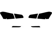 Rvinyl Tail Light Tint Covers Fits Kia Forte 2014-2016 (Koup)