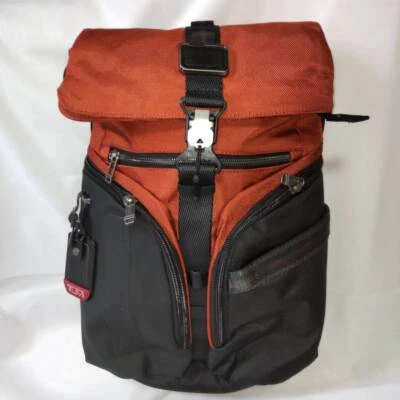 TUMI Logistic Alpha Bravo Backpack 232759D Men's Red Black Men