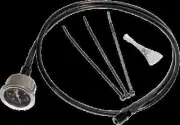 Feuling M8 Blk Remote Oil PSI Gauge Line Kit Harley Fat Bob S 114 18-22