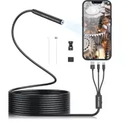 Endoscope Industrial Borescope 3 in 1 USB Waterproof HD Camera 1920P Borescop...