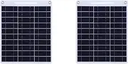 2X 60W Solar Panel Portable 5V Dual USB Fast Charger Panel Kit Outdoor Emergency Charging Battery Travel Phone Charger
