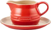 Chasseur 19330 La Cuisson Gravy Boat and Saucer, 450 Ml Capacity, Red