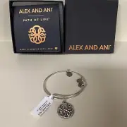 ALEX AND ANI PATH OF LIFE CHARM BRACELET STRENGTH MOTIVATION KNOWLEDGE NEW