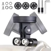 Metal Cycling Computer Mount, Metal Cycling Computer Holder for Handlebar, Lightweight Support Supplies, Riding Accessories for Commuting