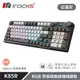 iRocks 艾芮克 K85R 石墨灰 RGB 熱插拔無線機械式鍵盤 奶茶軸