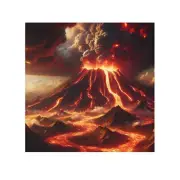 Gorgeous Fire Volcano Face Towel