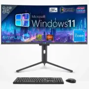 Aio All IN One I5 34 " Curved 4k Windows 11 32gb 2tb Rtx4060 Gaming Editing PC