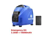 GENTRAX GT3500 Inverter Generator 3.5kW Max 3.0kW Rated + VoltX 10000mAh Power Bank