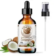 Organic Fractionated Coconut Oil - 4oz | Non-Greasy Oil for Skincare, Haircare &