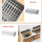 Battery Storage Box Large Capacity Bilayer Organizer Case For AA AAA Battery SAU