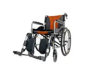 Lightweight Aluminum Alloy Manual Wheelchair With Attendant Brakes