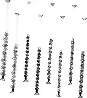 [GAROZATION] 4 Pairs Transparent Lace Straps Women Bra Straps Bra Extenders Hooks Decorative Bra Straps Replacement Bra Straps Bra Accessories Bra Straps Replacement Bra Strap Extension