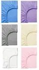 Soft 100% Cotton Fitted Sheet Stretch Sheet Natural Breathable Jersey Bedding