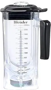 CRANDDI Spare Cup for K80, 80oz Blender Container, 2200ml Pitcher Jar, Blender Spare Parts Accessories, Compatible with Want-Join K90, Clear (80oz (K90Jar)