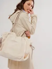NWT Free People Daybreaker Tote In Saltwater