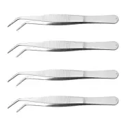 4 Pcs Tweezer Precision Angled Tweezers Jewelry Making