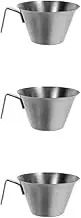 ULTECHNOVO Pcs Double Spout Espresso Shot Cups Stainless Steel Espresso Cup Portable Measuring Spoon Set for
