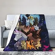 Cats Blanket for Women Girls Goys Pet Kids Soft Warm Cozy Throw Blanket Sofa Bed Fleece Travel Blanket Gifts 50"x40"