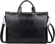 [HAMKVBPR] Messenger Bag Mens Briefcase Mens Business Briefcase Shoulder Handbags With an Removable Shoulder Strap for Work Business
