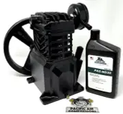 2WGX7 SPEEDAIRE AIR COMPRESSOR CAST IRON REPLACEMENT PUMP 2-3HP - COMES W/ OIL