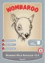 Wombaroo Wombat < 0.4 Milk replacer - 140g