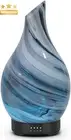 120ml Essential Oil Diffuser, Ultrasonic Humidifier, Glass, LED Lights, BPA-Free