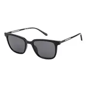 Fossil FOS 3130/G/S Men’s Rectangular Sunglasses Black Frame Grey Lens 54mm