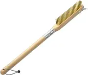 [G.a HOMEFAVOR] Pizza Oven Brush with Scraper, 25" Long Pizza Stone Cleaning Brush, Pizza Oven Tools and Accessories