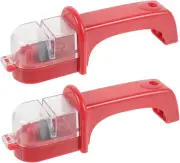 2pcs Knife Sharpener Portapotty Portable Polishing Tool Craft Tools Scissors Ax
