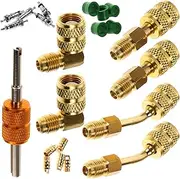 GETAJGHSD 1 Set Air Conditioning Line Repair Tools Kit with Conversion Adapter Valve Core Remover for Mini Split System Maintenance and Repair