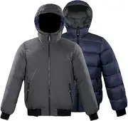 [Triple F.A.T. Goose] Puffer Jacket Men - Winter Jackets for Men - Verso Reversible Coats for Men - Down Jacket Men