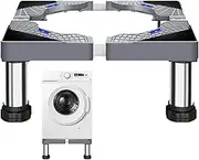 1/2 Washer Pedestal - Refrigerator Stand Pedestal, Washing Dryer Pedestals | Heavy Duty Washing Machine Riser, Laundry Pedestal for Home Appliance, Washer, Refrigerator, 60x60x20cm